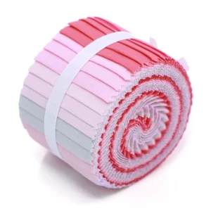 20 Pieces High Quality Cotton Fabric Solid Color Woven Jelly Roll