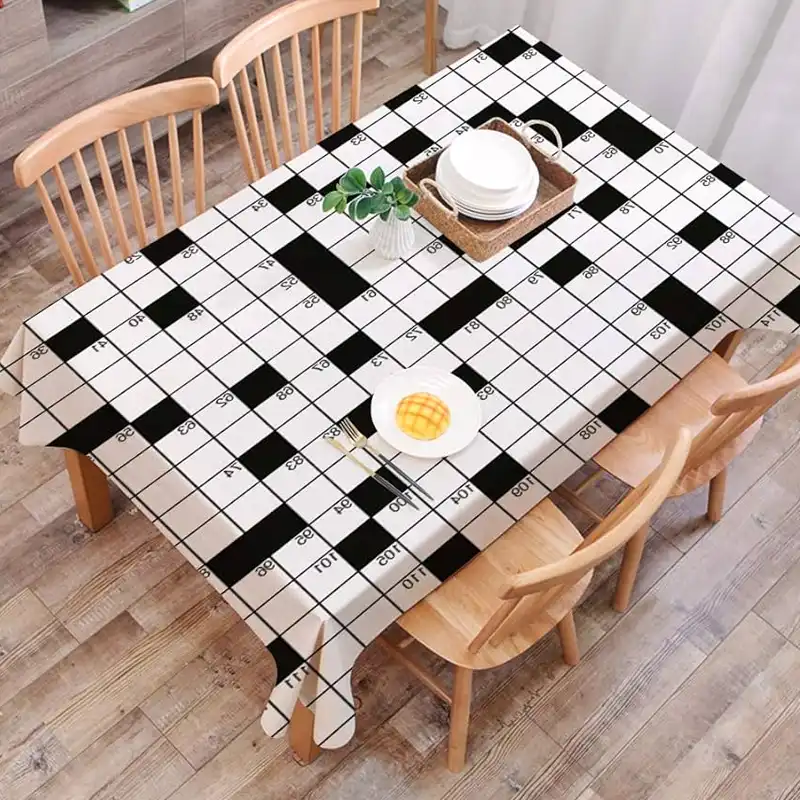 table linen fabric crossword