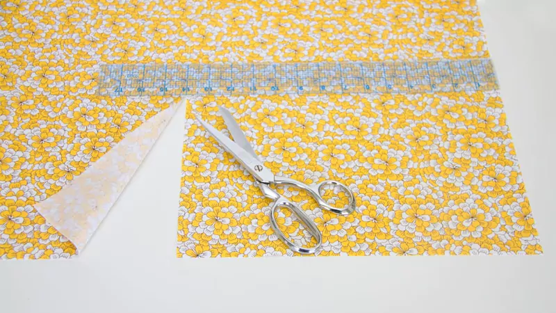 Measure and Cut quilt backing fabric