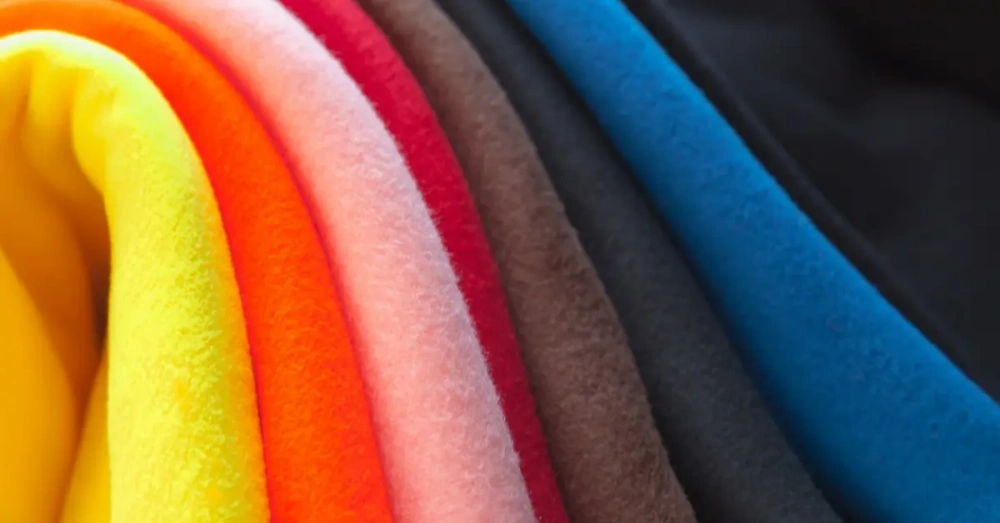 how fleece fabric is made of