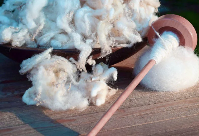 how is wool processed into fabric