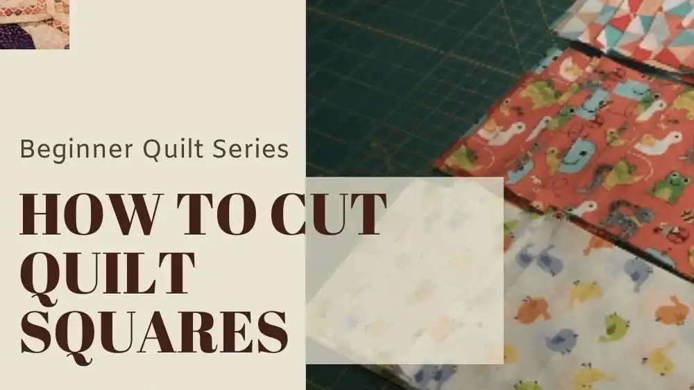 how to cut fabric squares for quilting