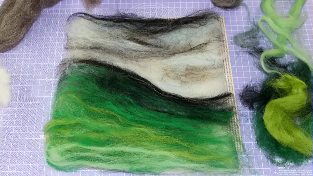 how to felt wool fabric step by step