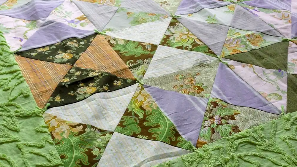 how to make a quilt with upholstery fabric