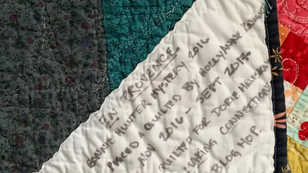 how to print quilt labels on fabric