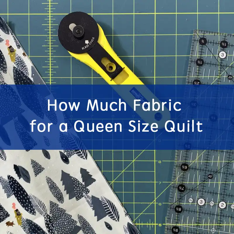 how to square fabric for quilting