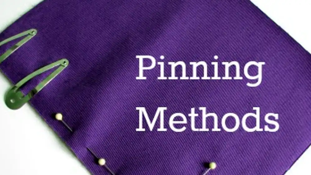 methods to pin fabric