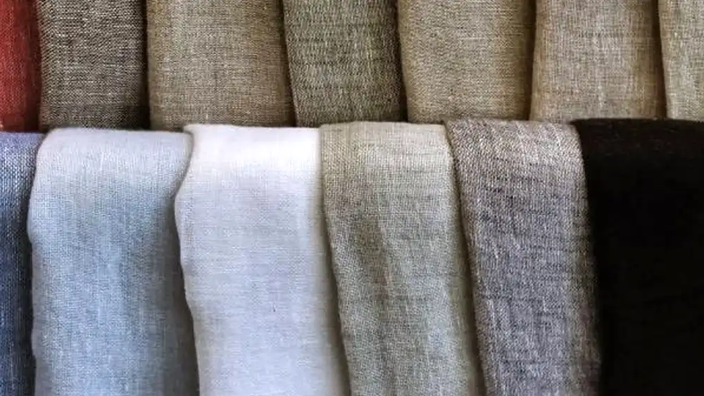 natural color linen fabric