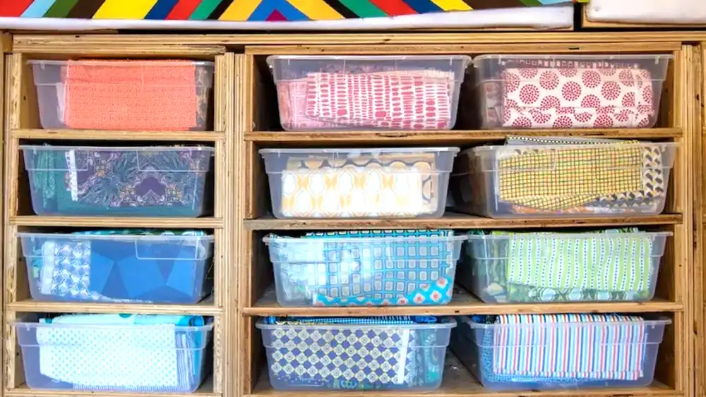 storage solutions for quilt fabric