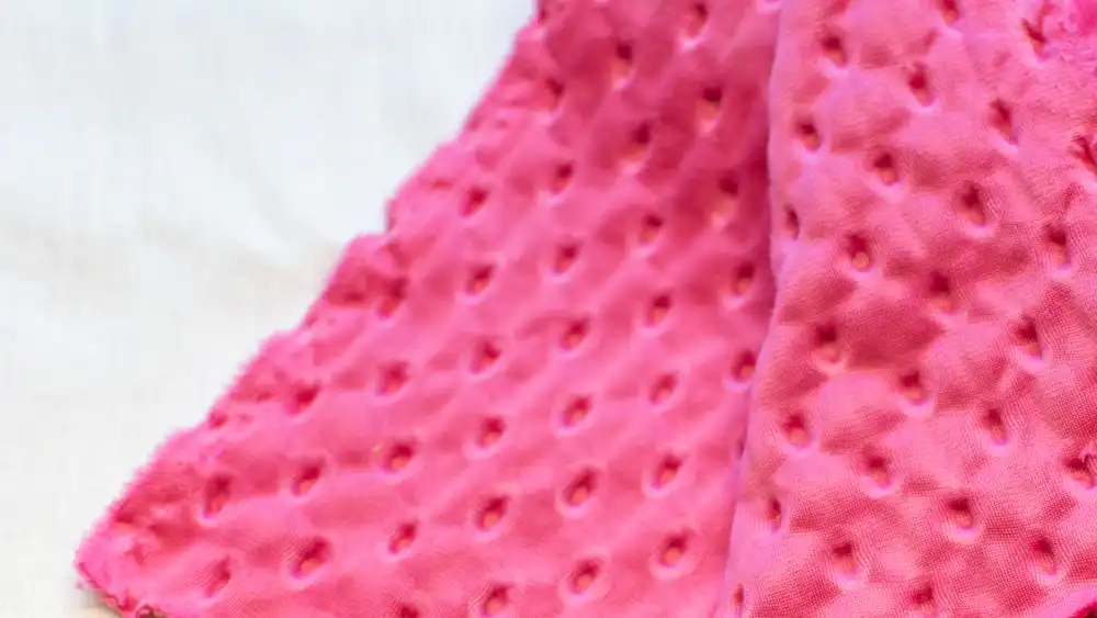 what is minky fabric made of