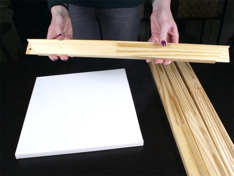 Make a Fabric Canvas Assemble the Frame