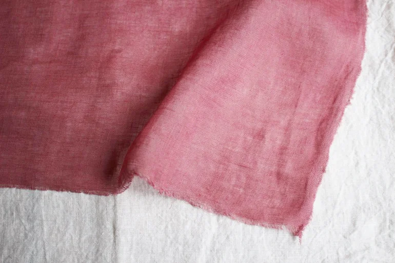 Natural dye Linen