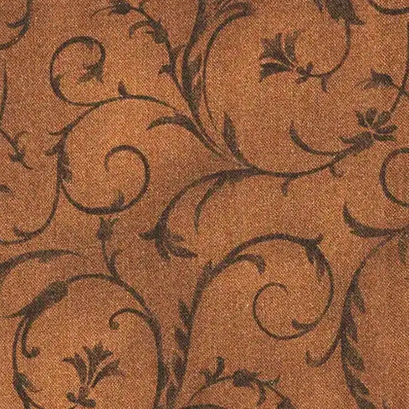 brown cotton quilting fabric