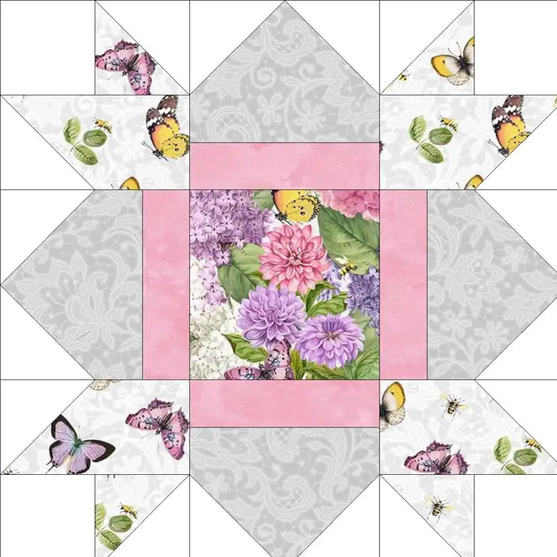 floral fabric quilt patterns