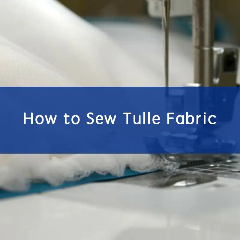 how to sew tulle fabric