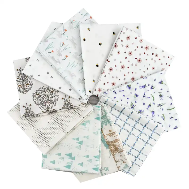 low volume quilt fabric bundles