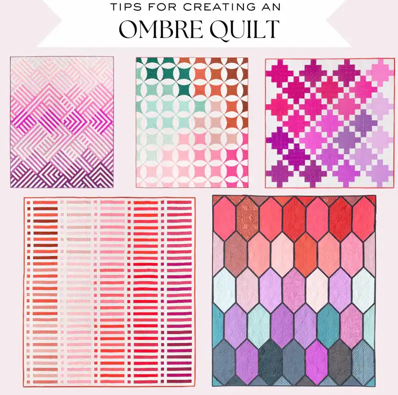 ombre fabric quilt patterns