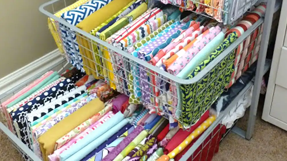 quilting fabric storage