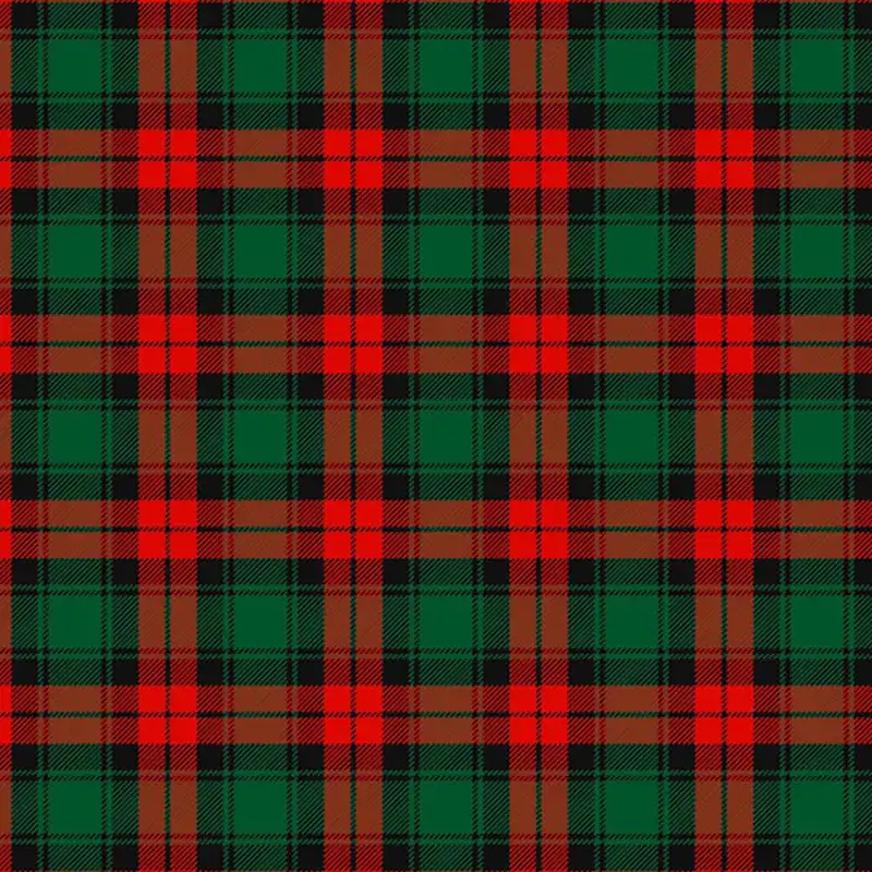 red and green gingham fabric