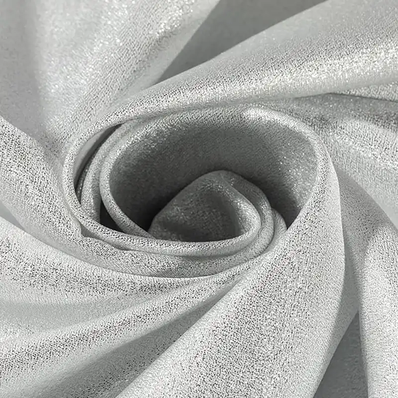 silver metallic quilting fabric