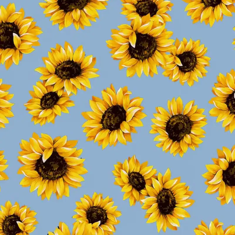 sunflower quilt fabric