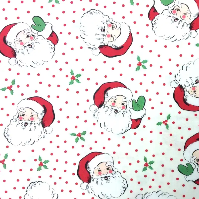 vintage christmas quilt fabric