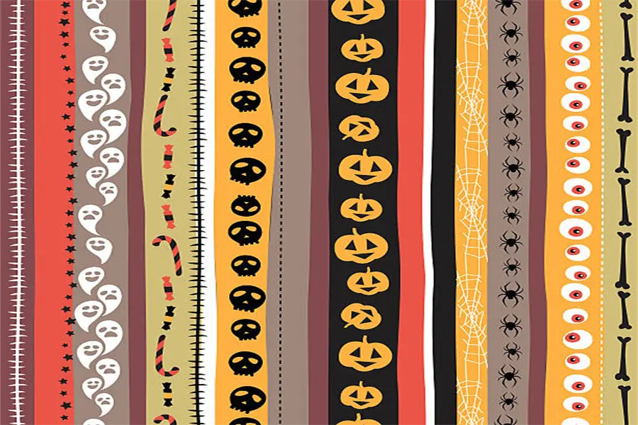 Cotton Halloween Quilting Fabric