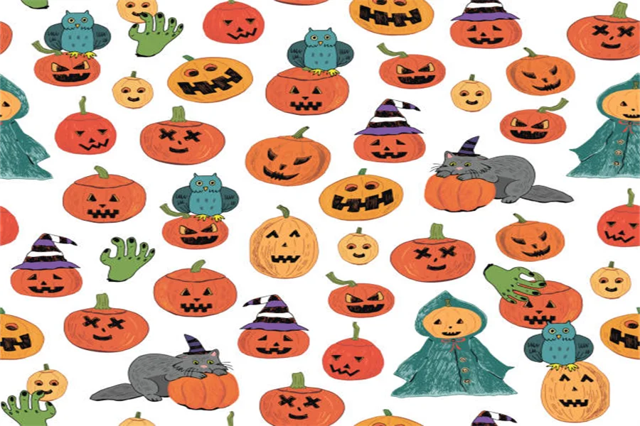 Polyester Halloween Quilting Fabric