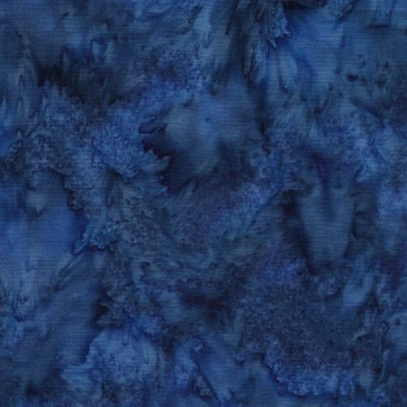 blue batik quilting fabric