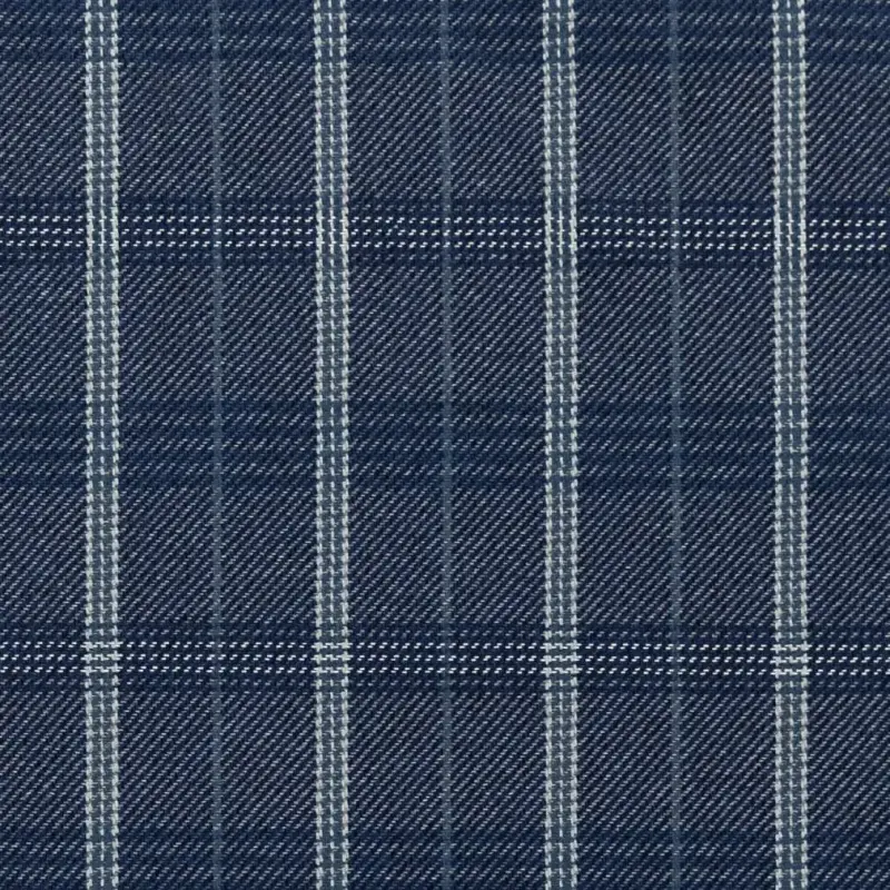 blue plaid quilt fabric