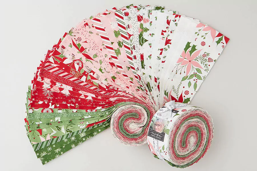 christmas jelly roll fabric