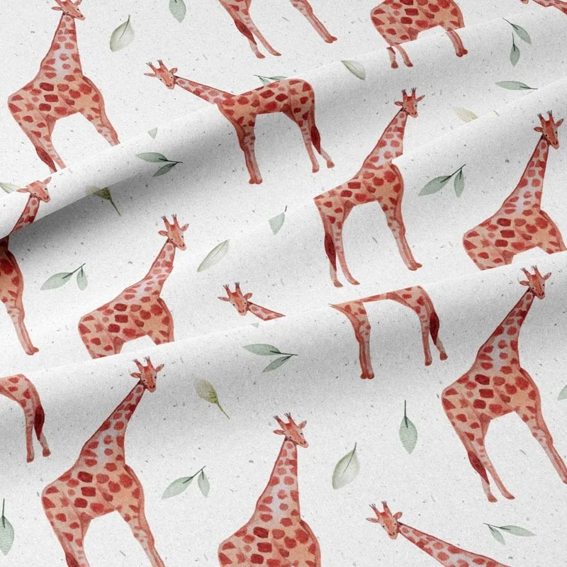 cotton giraffe print fabric