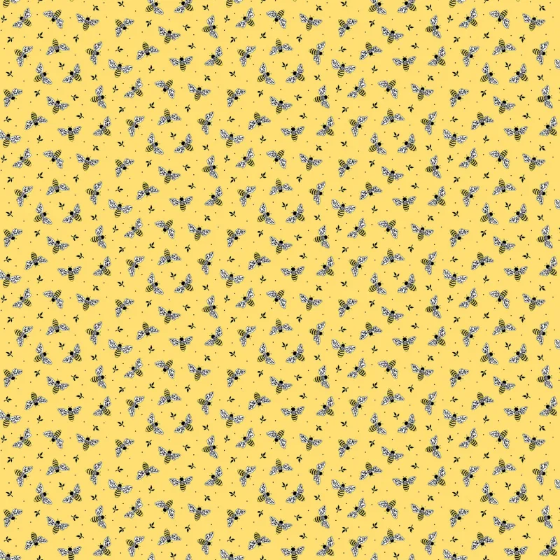 cotton yellow quilting fabric