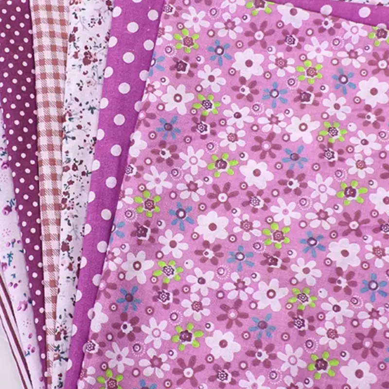 floral themed polka dot quilting fabric