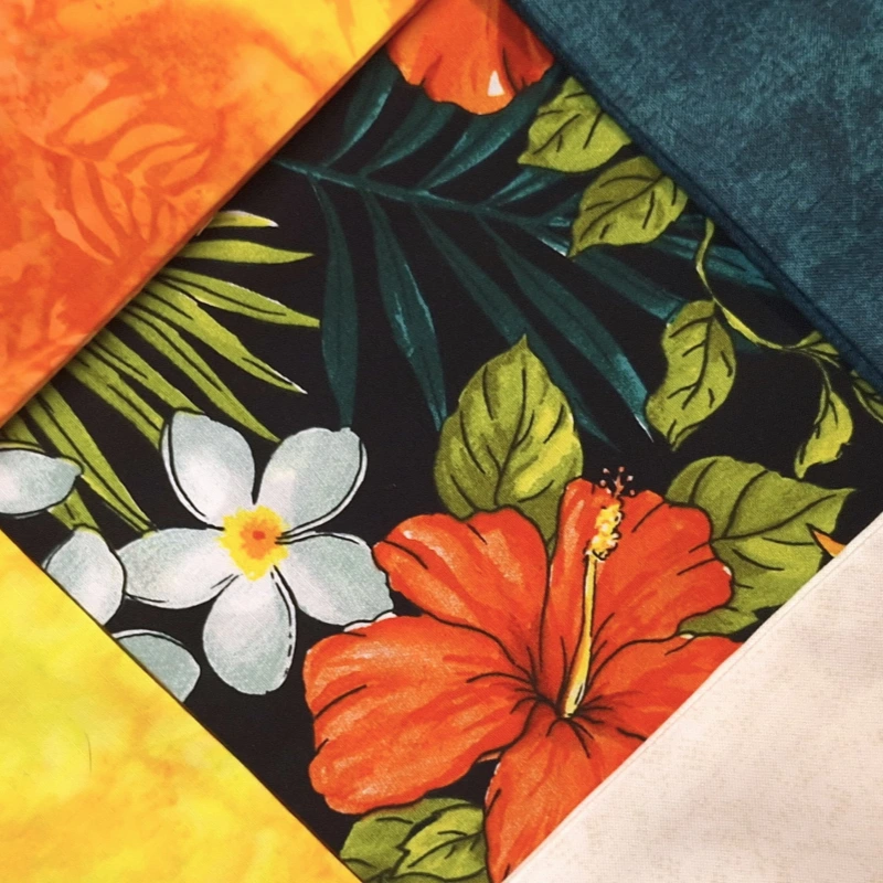 hawaiian cotton quilt fabric