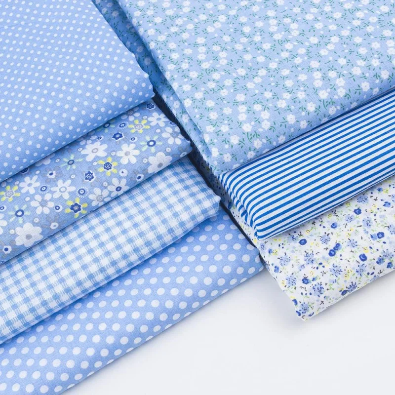 light blue quilting fabric