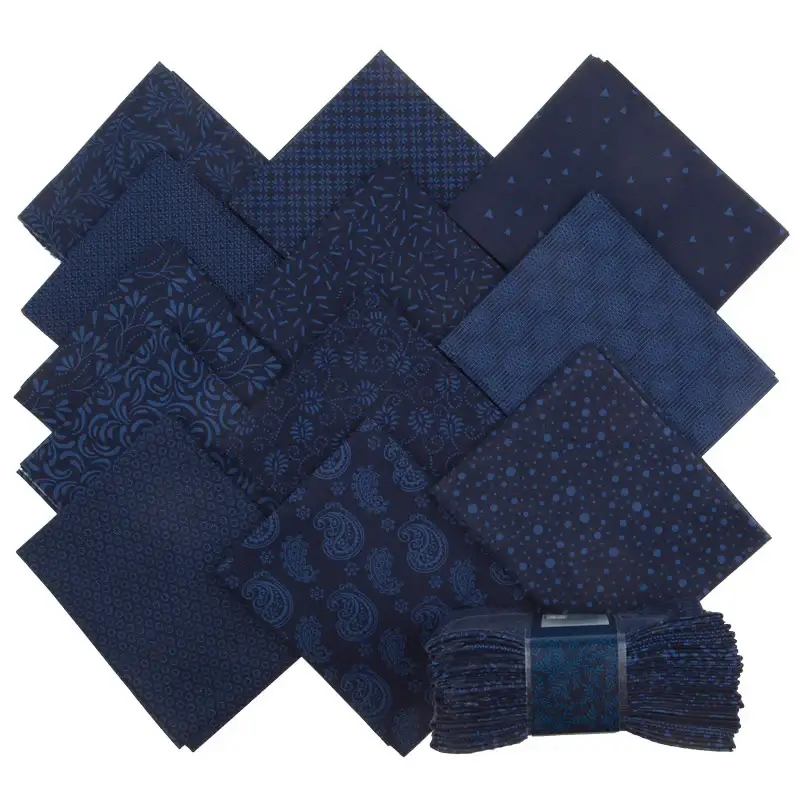 navy blue quilted fabric