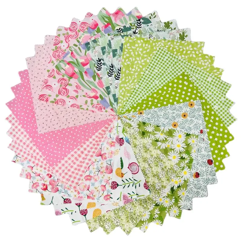 patchwork quilt fabric squares