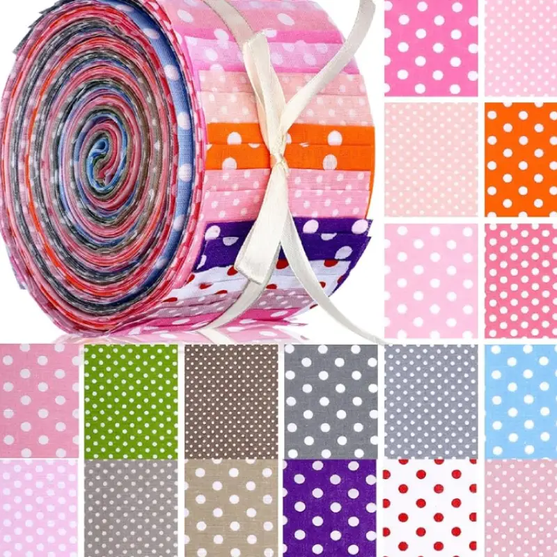 polka dot jelly roll quilting fabric