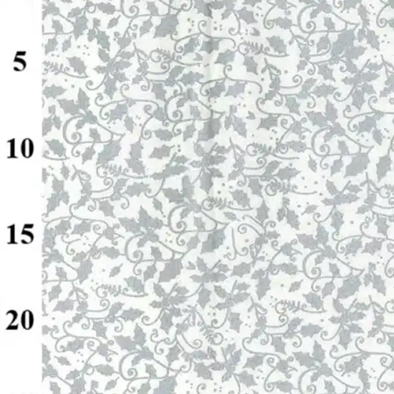 silver metallic quilting fabric