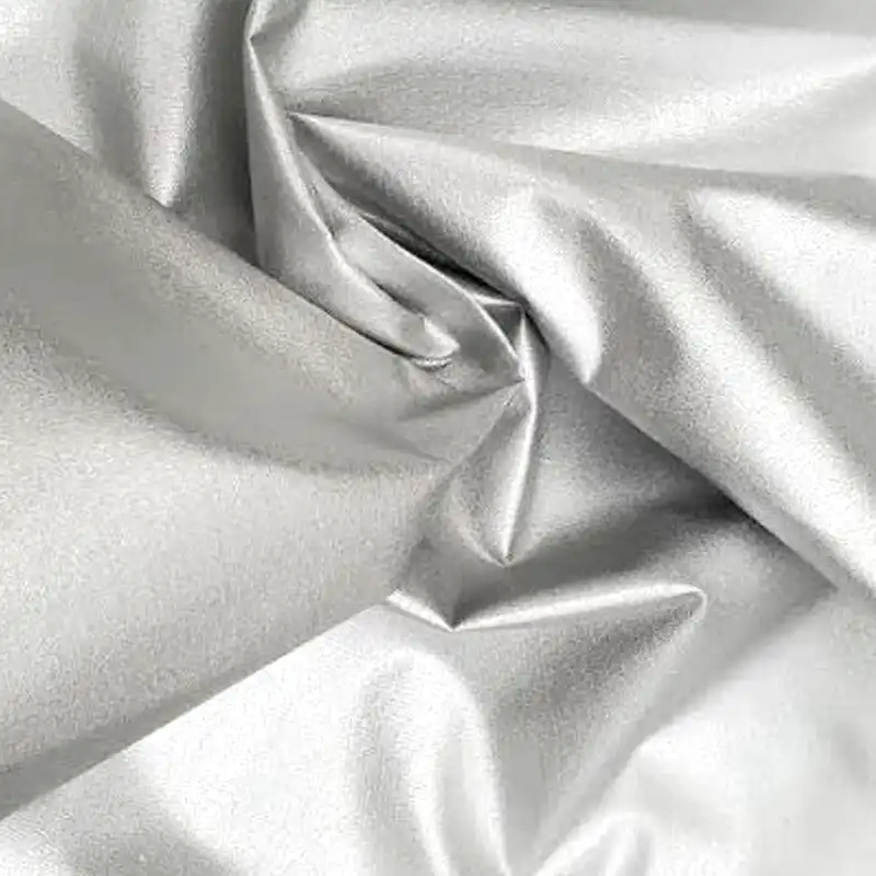 silver quilted heat resistant fabric