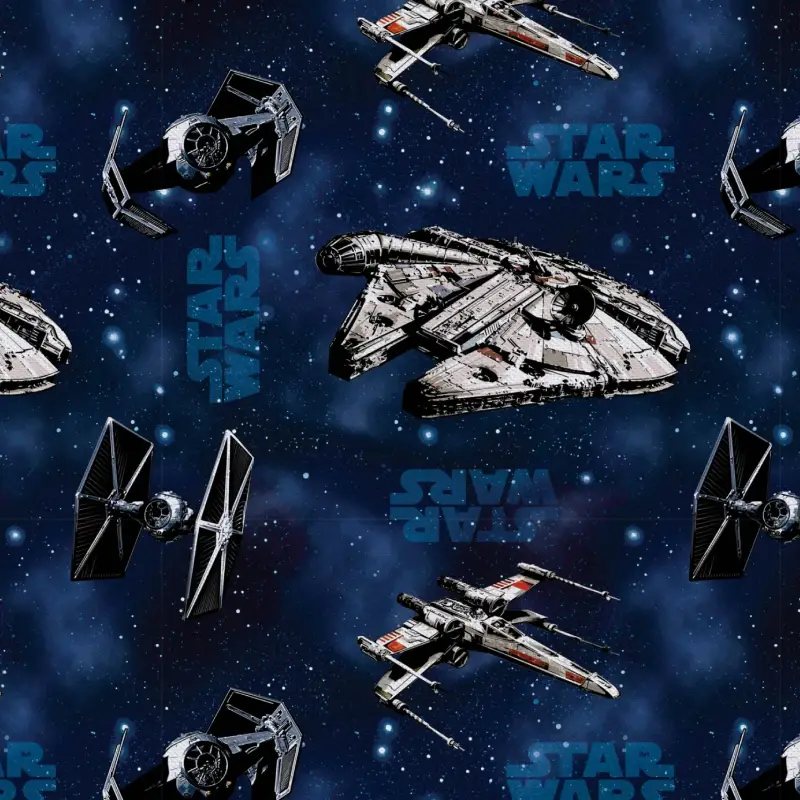 star wars ships cotton quilting fabric