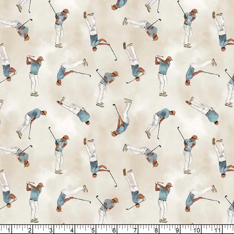 tossed golfer quilting fabric wholesale