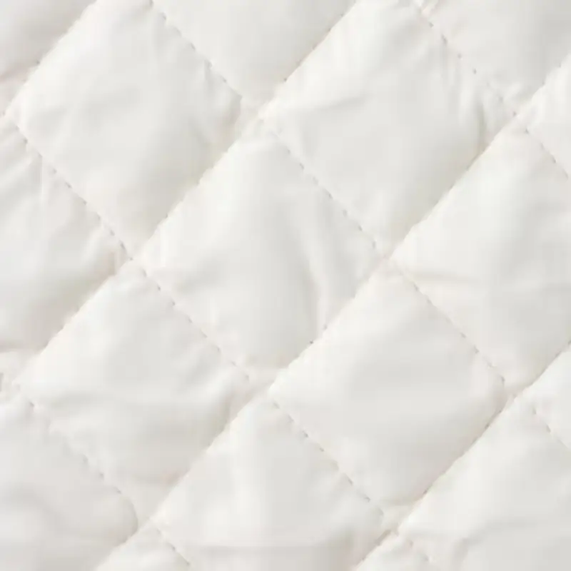 white diamond quilt fabric