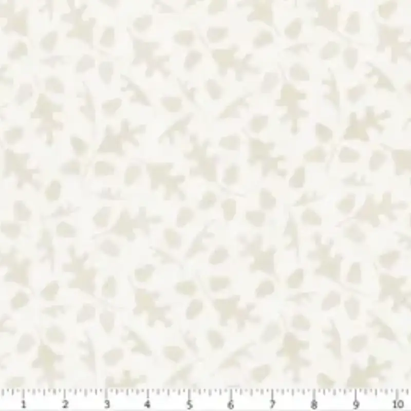 white tonal quilt fabric