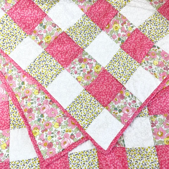 3 fabric lattice quilt pattern