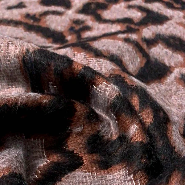 Animal Print Wool Fabric