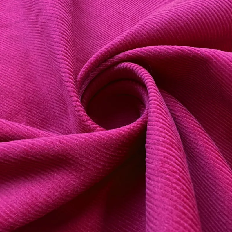 Bold and Modern Style pink corduroy fabric