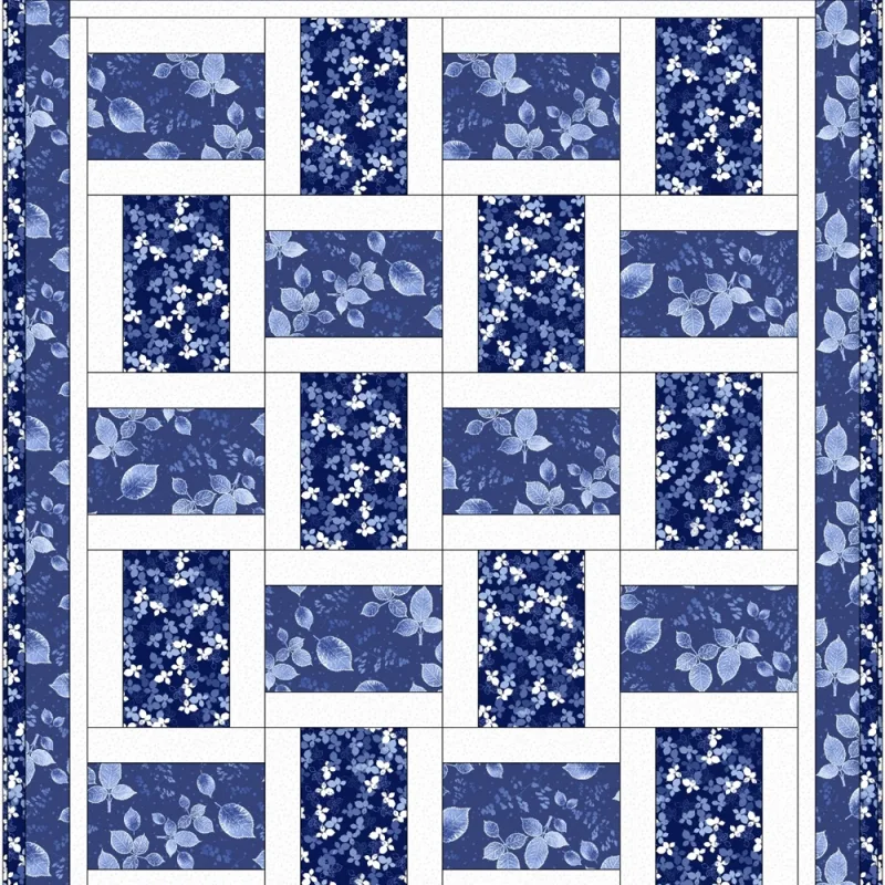 Brick Quilt 3 Fabric Quilt Patterns