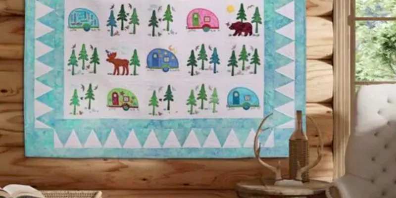 Camping quilt fabric for Decoration Camping quilt fabric for Decoration